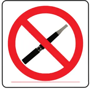 a no smoking sign